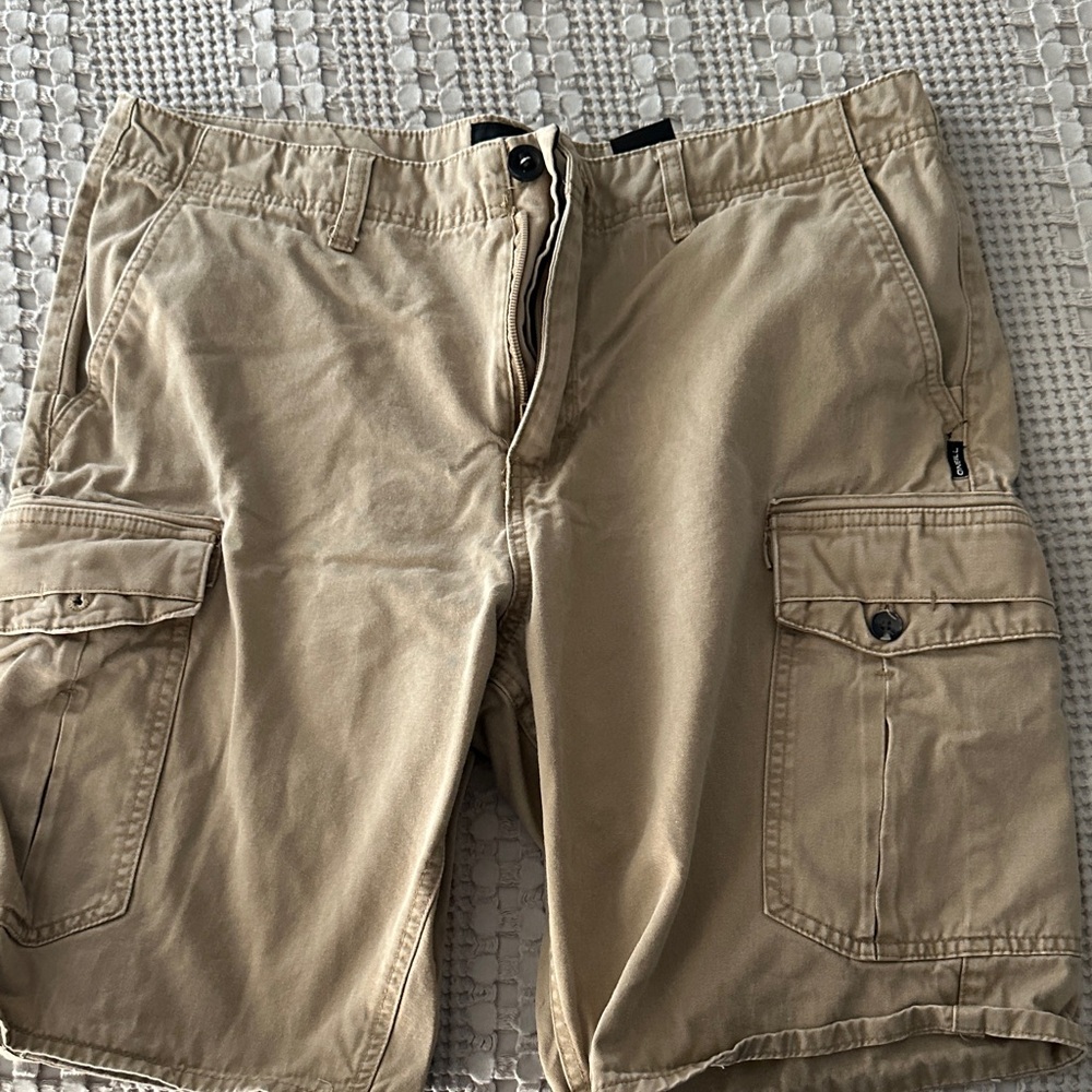 O’Neill Tan khaki Cargo Shorts 34